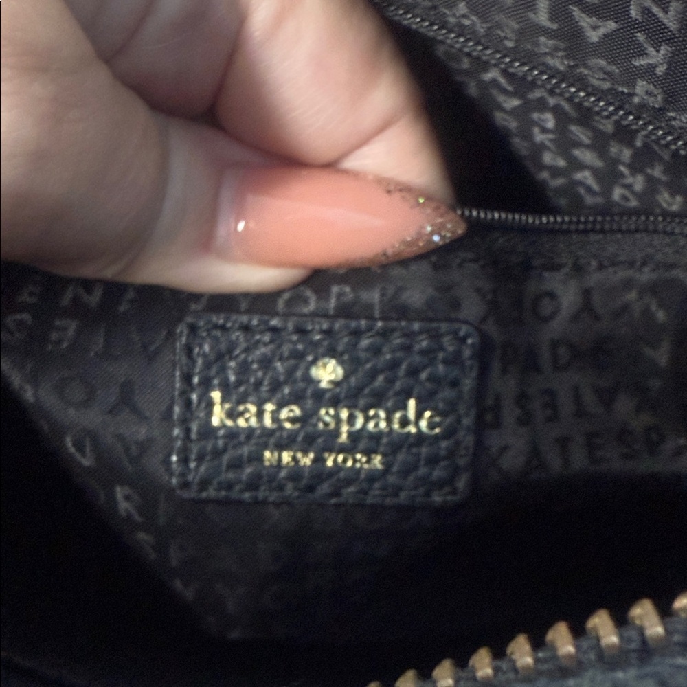 Kate Spade New York Holden Street BRANDY Black Leather Crossbody Shoulder BAG - Picture 9 of 11